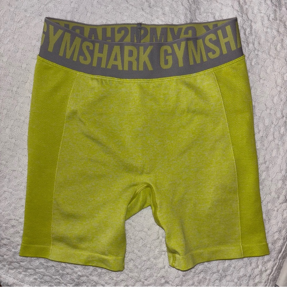 Gymshark Lime/Grey Flex Shorts